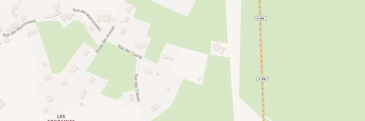 Plan du 5 Rue des Cypres Les Borde à Saint-Julien-la-Genête