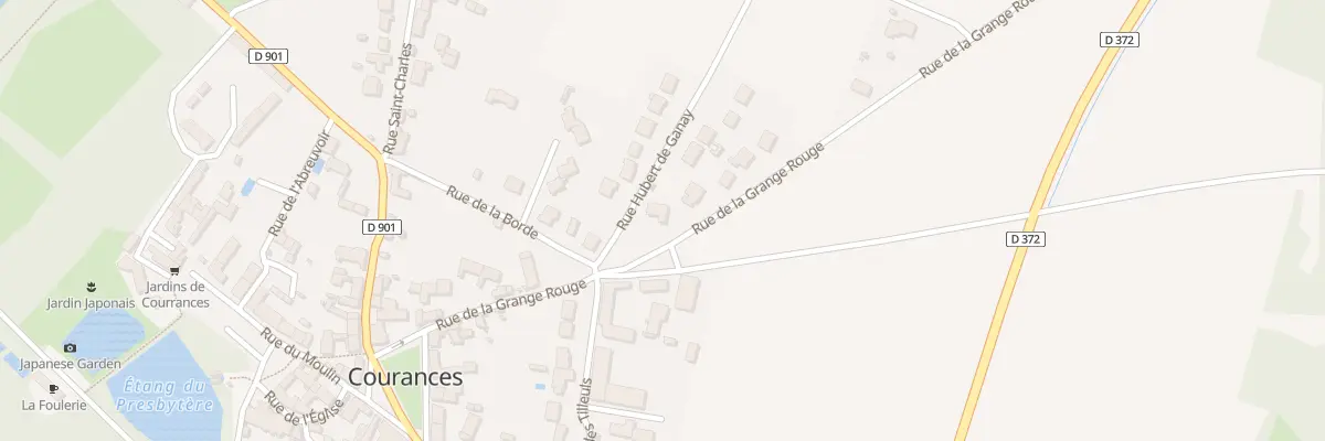 Plan du 11 Rue de la Grange Rouge à Courances