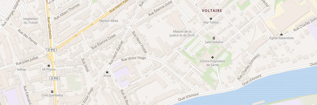 Plan du 28 Rue Victor Hugo à Creil