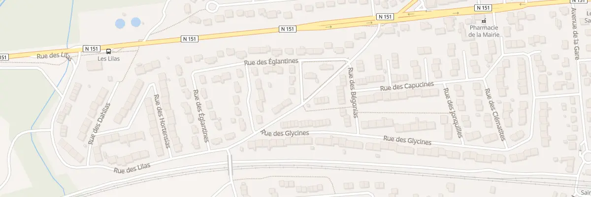 Plan du 6 Rue des Pervenches à Saint-Germain-du-Puy