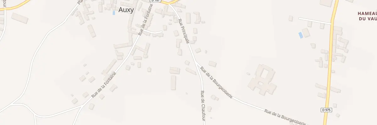 Plan du 1 Rue Principale à Auxy