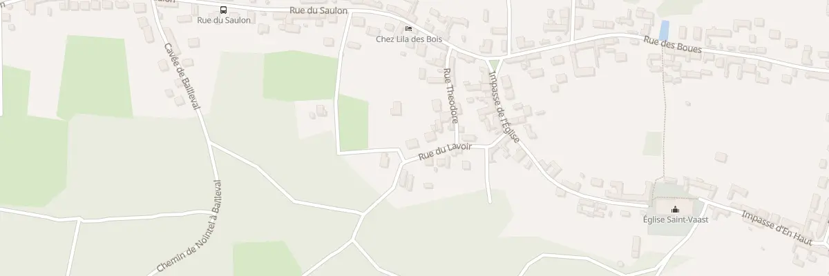 Plan du 6 Rue du Lavoir à Nointel