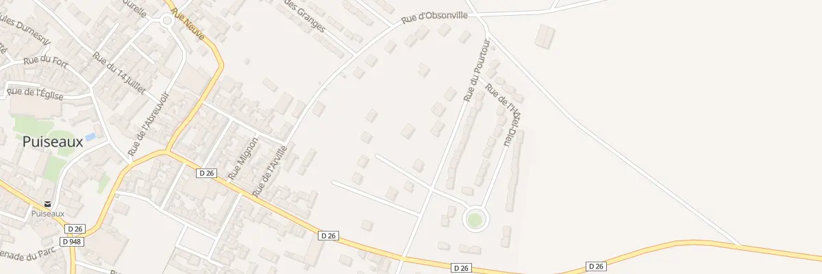 Plan du 15 Rue du Pourtour à Puiseaux