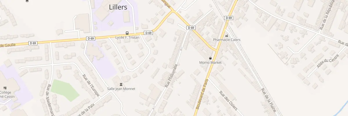 Plan du 35 Rue Philiomel à Lillers