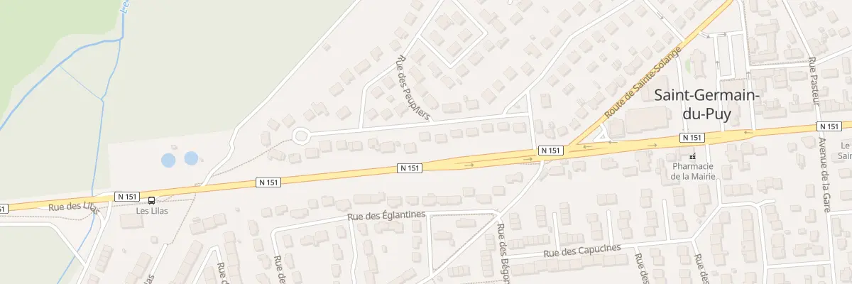 Plan du 13 Rue des Tilleuls à Saint-Germain-du-Puy