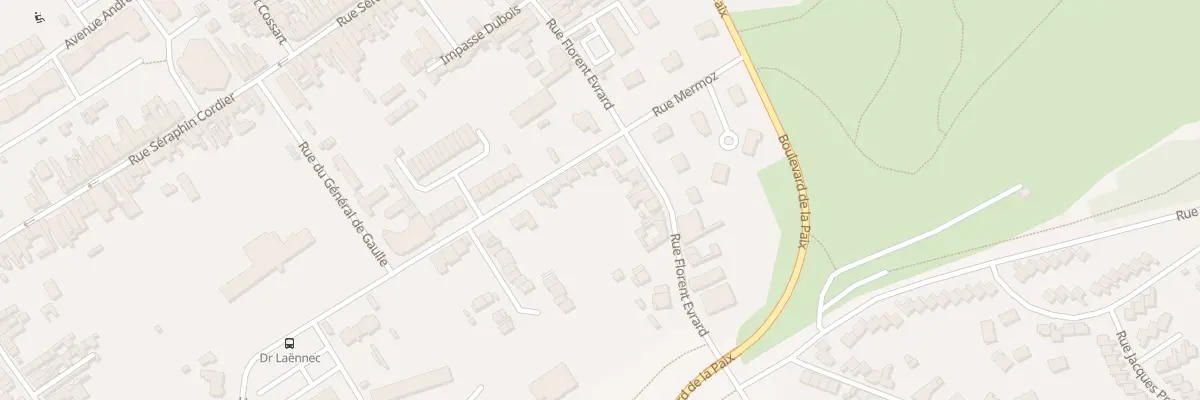 Plan du 90 Rue Florent Evrard à Auchel