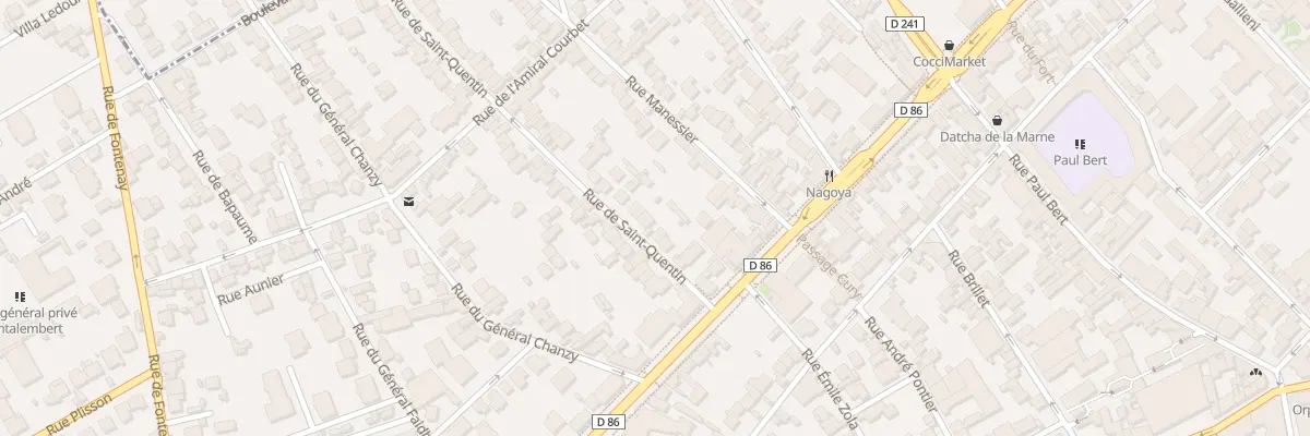 Plan du 12 Rue de Saint-Quentin à Nogent-sur-Marne
