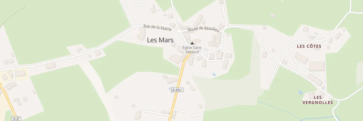 Plan du 4 Rue du Chateau aux Mars