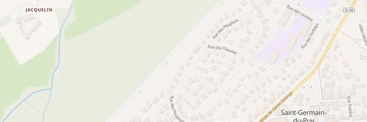 Plan du 42 Rue des Peupliers à Saint-Germain-du-Puy