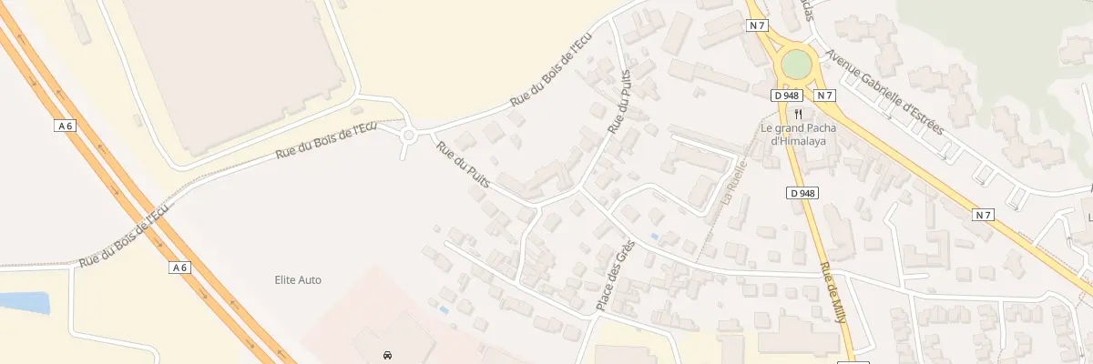 Plan du 16 Rue du Puits au Coudray-Montceaux