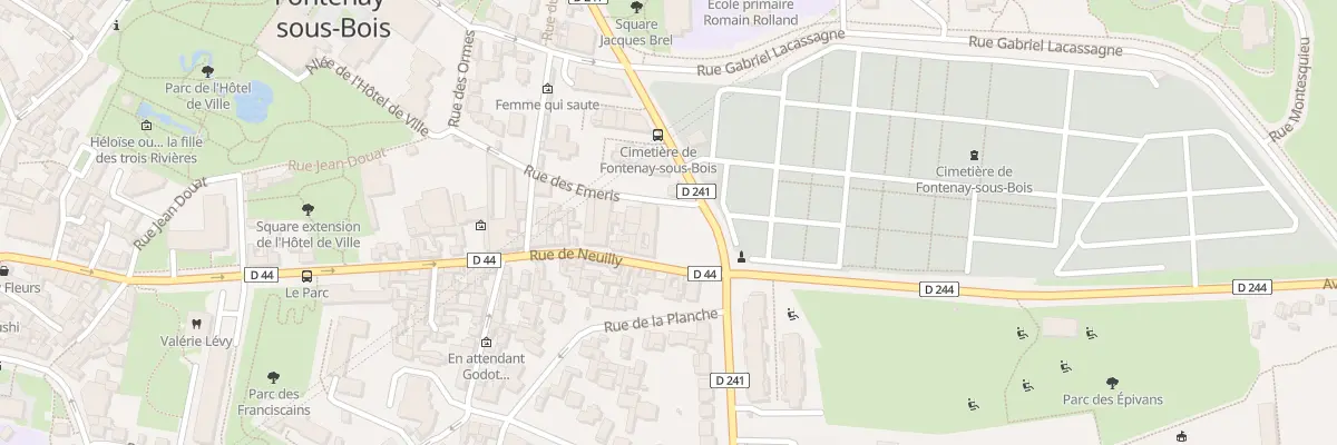 Plan du 46 Rue des Emeris à Fontenay-sous-Bois
