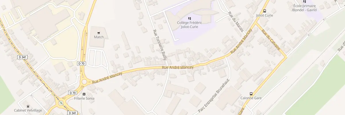 Plan du 132 Rue Mancey à Calonne-Ricouart