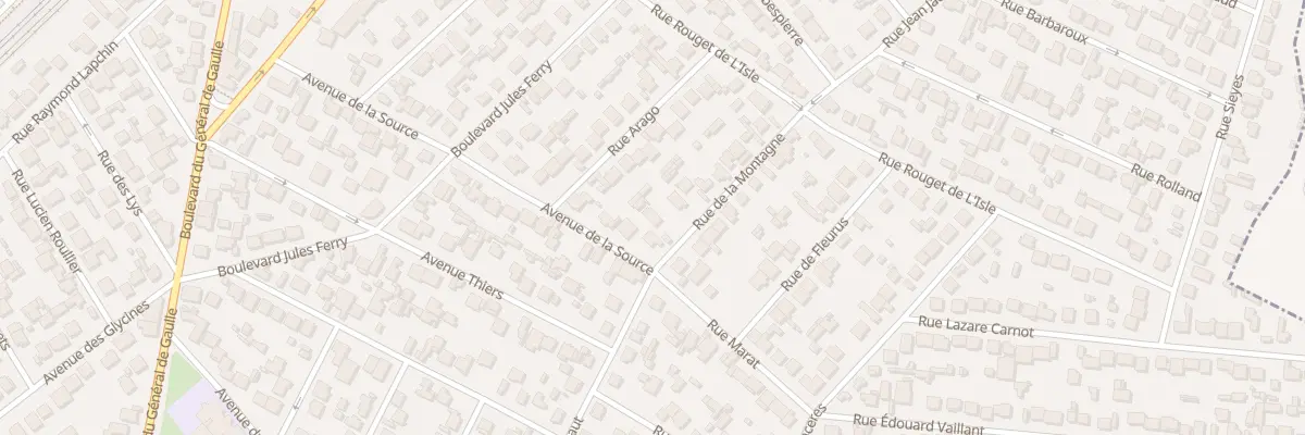 Plan du 3 Rue de la Montagne à Goussainville