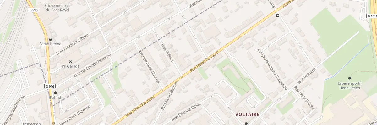 Plan du 61B Rue Henri Pauquet à Creil