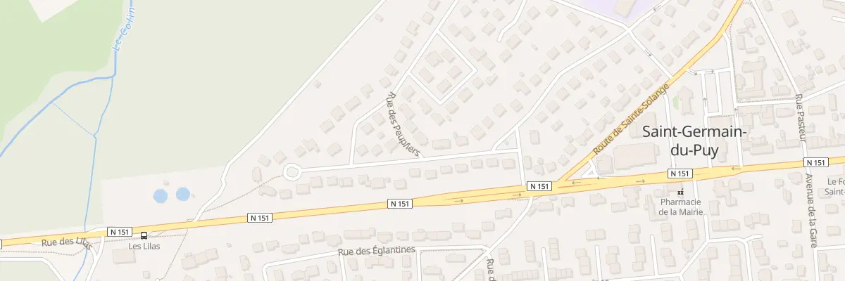 Plan du 33 Rue des Peupliers à Saint-Germain-du-Puy