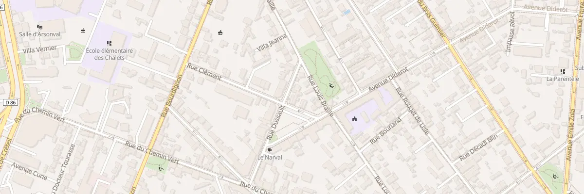Plan du 19 Rue Clément à Saint-Maur-des-Fossés