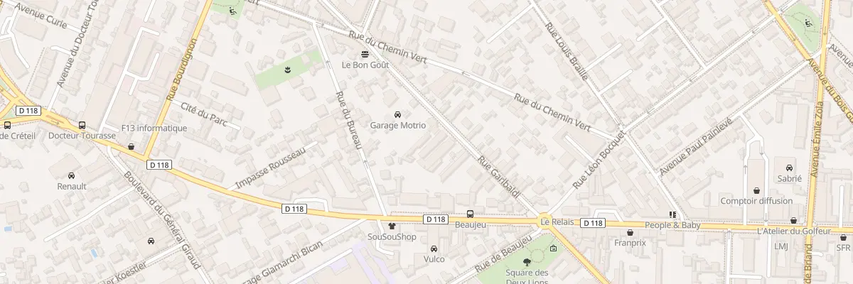 Plan du 30 Rue Garibaldi à Saint-Maur-des-Fossés