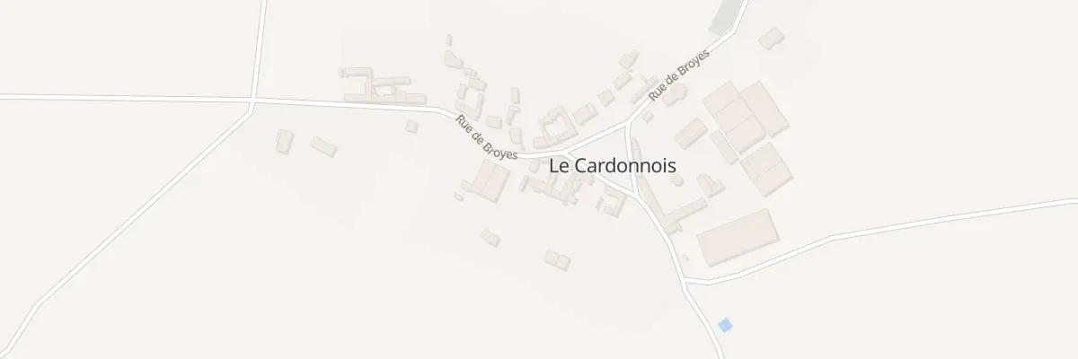 Plan du 19 Rue de Broyes au Cardonnois