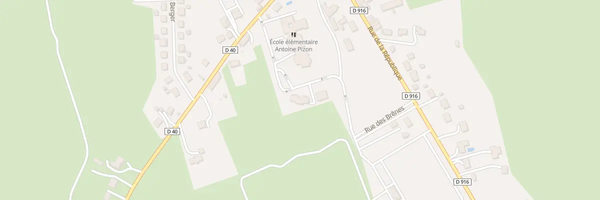 Plan du 5 Rue des Brênes à Huriel