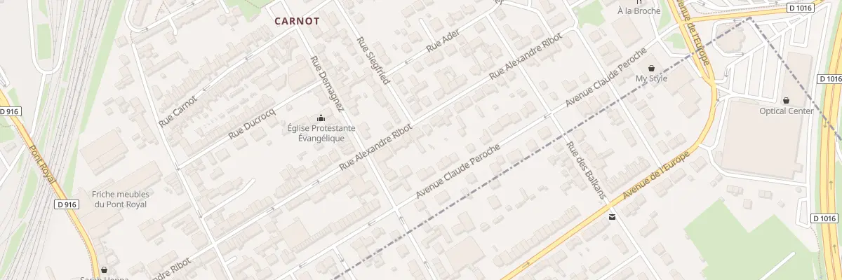 Plan du 58 Rue Alexandre Ribot à Nogent-sur-Oise