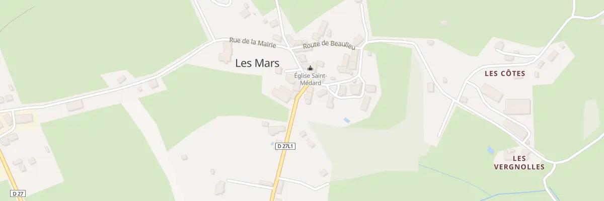 Plan du 2 Pl du Monument aux Mars