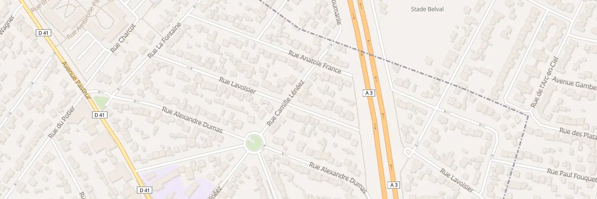 Plan du 33 Rue Lavoisier au Blanc-Mesnil