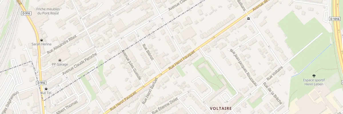 Plan du 46 Rue Henri Pauquet à Creil