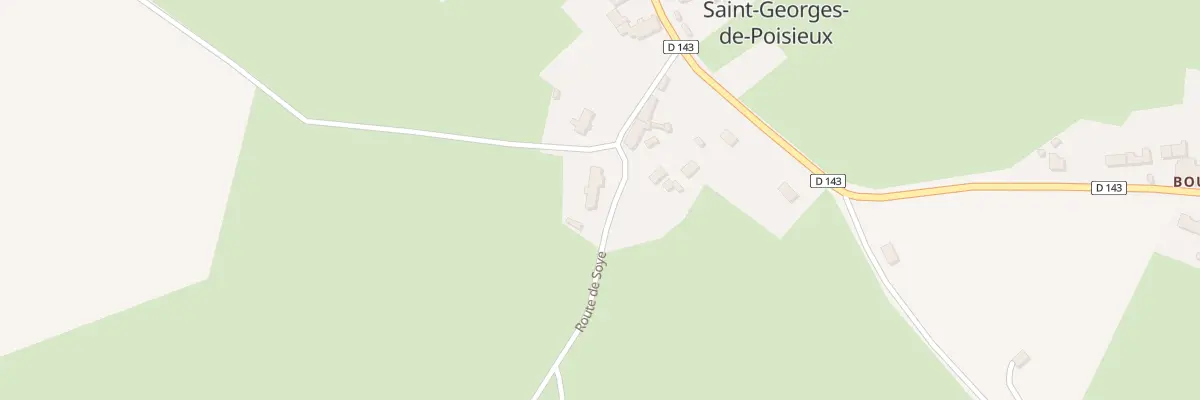 Plan du 6 Rte de Soye à Saint-Georges-de-Poisieux