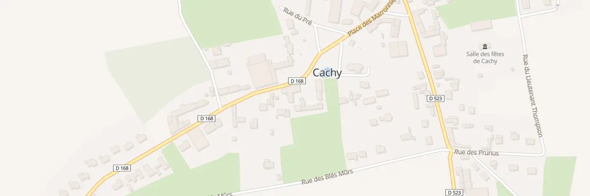 Plan du 3 Rue Anatole Jouancoux à Cachy