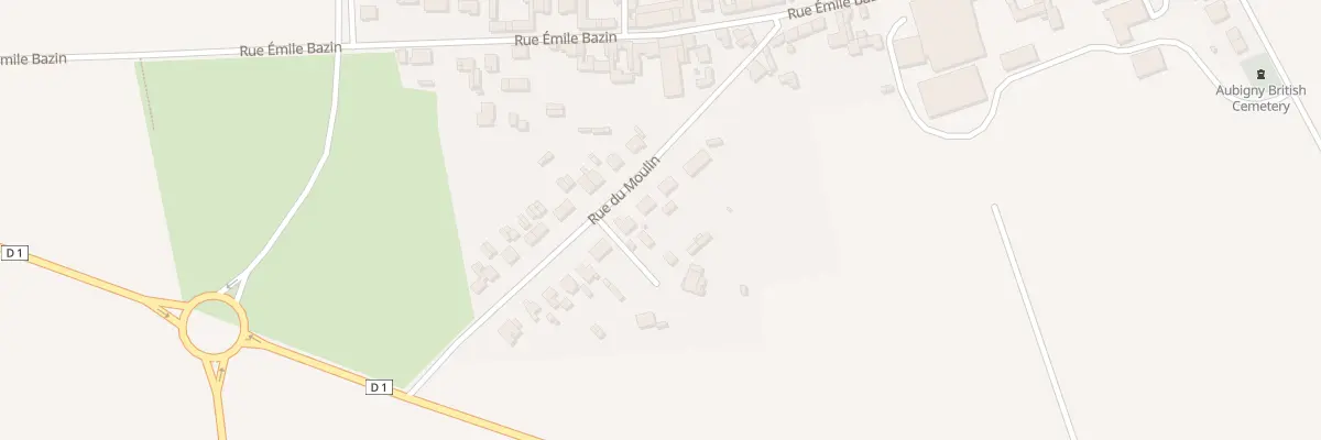 Plan du 13 Rue du Moulin à Corbie