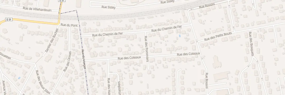 Plan du 4 Rue des Pommiers à Yerres