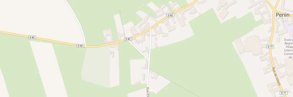 Plan du 1B Rue d’Ambrines à Penin