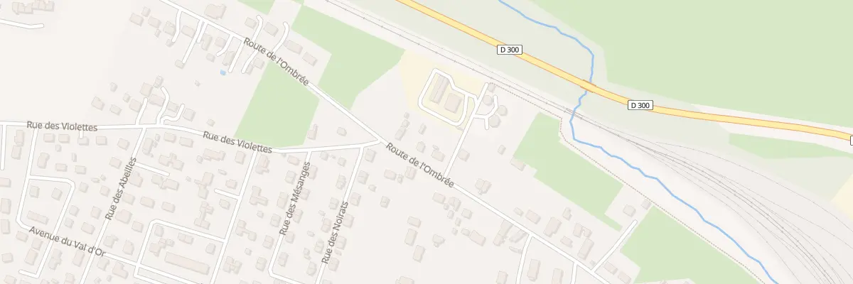 Plan du 44 Rte de l’Ombrée à Orval