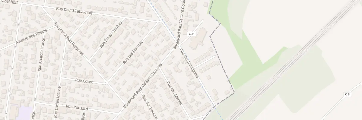 Plan du 21 Rue des Rossignols à Goussainville