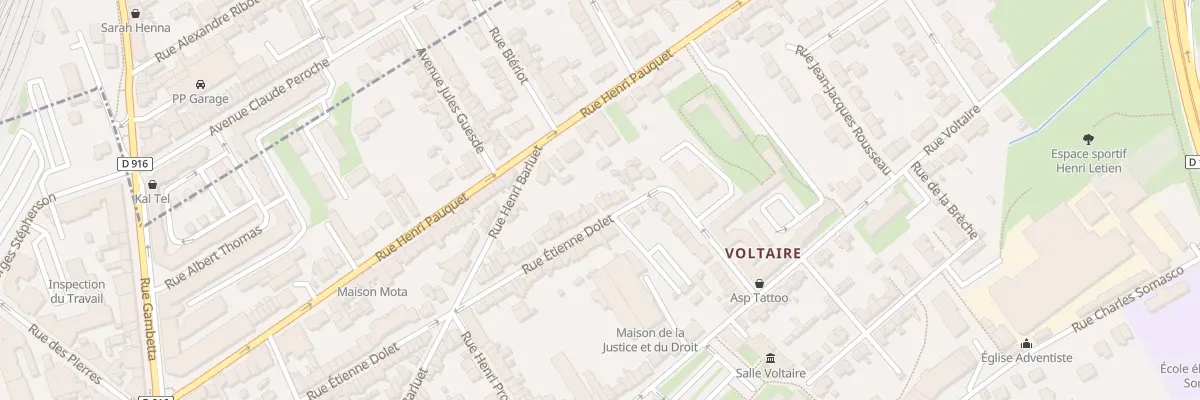 Plan du 28 Rue Etienne Dolet à Creil