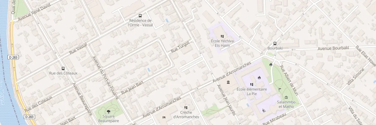 Plan du 28 Av Jean Jaurès à Saint-Maur-des-Fossés