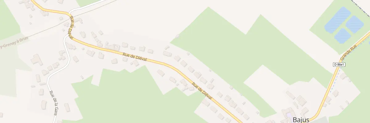 Plan du 26T Rue de Diéval à Bajus