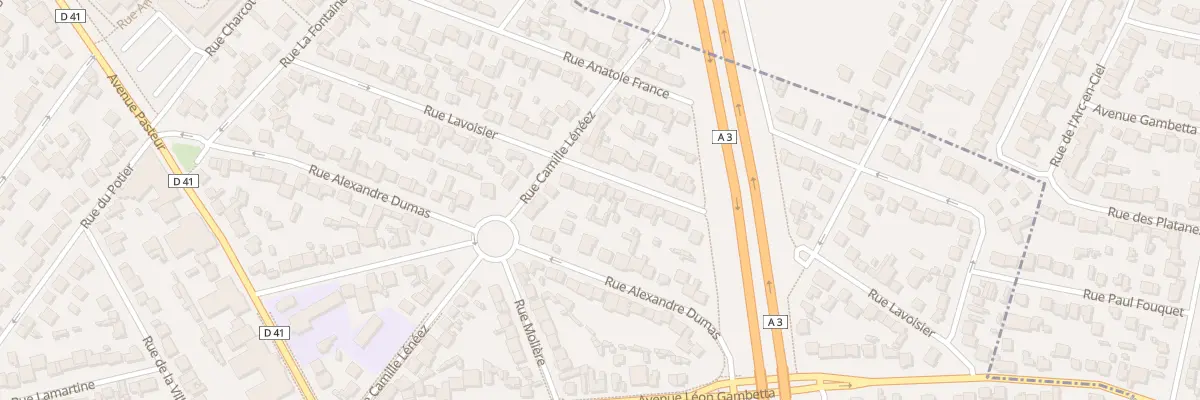 Plan du 50 Rue Lavoisier au Blanc-Mesnil