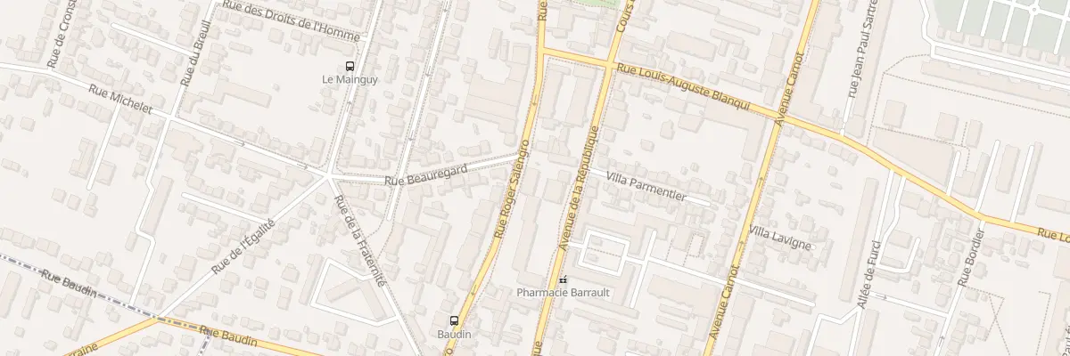 Plan du 52 Av de la République à Bondy