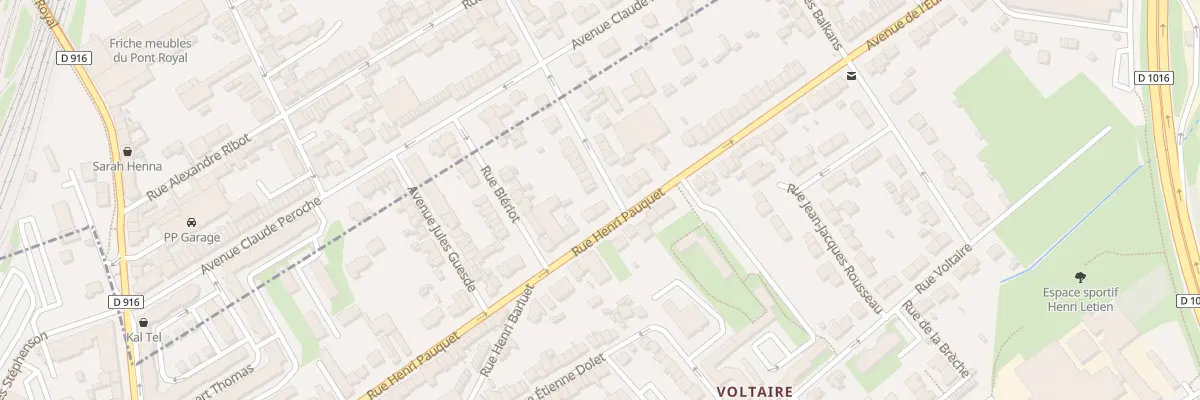 Plan du 44 Rue Henri Pauquet à Creil