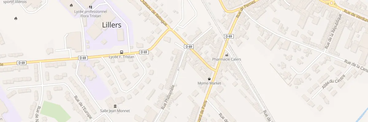 Plan du 36 Rue Philiomel à Lillers