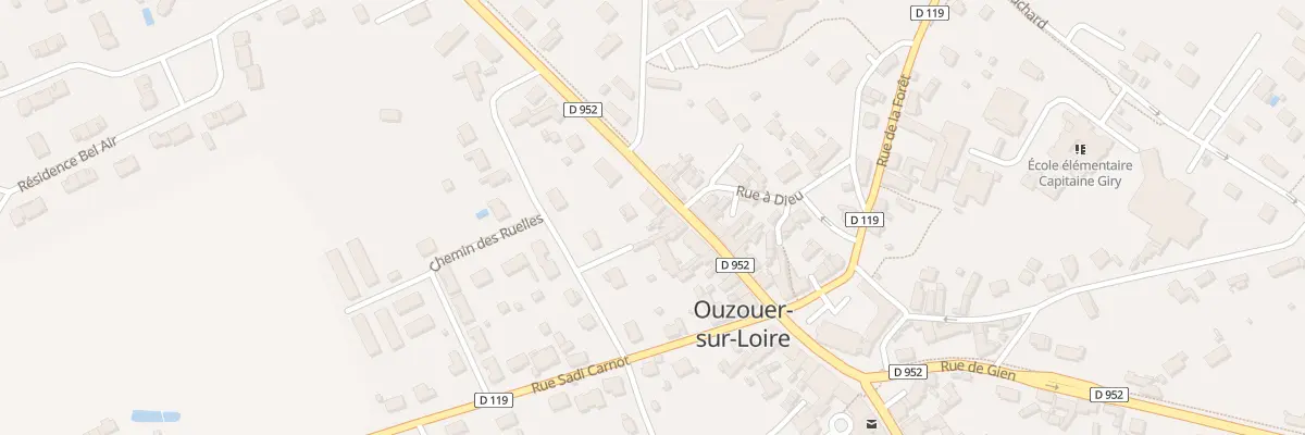 Plan du 113 Rte d’Orléans à Ouzouer-sur-Loire