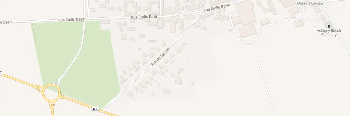 Plan du 11 Rue du Moulin à Aubigny