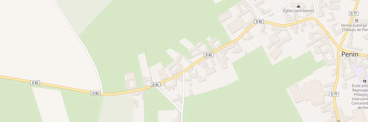 Plan du 11 Rue de Maizières à Penin