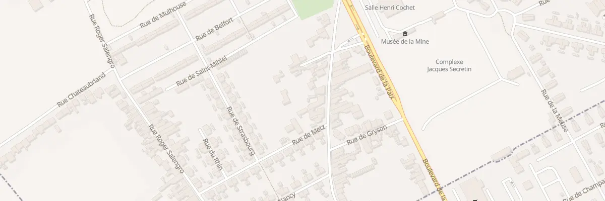 Plan du 74 Rue du Général Leclerc à Auchel