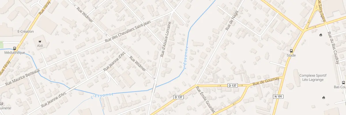 Plan du 15 Rue d’Alsace Lorraine à Corbeil-Essonnes
