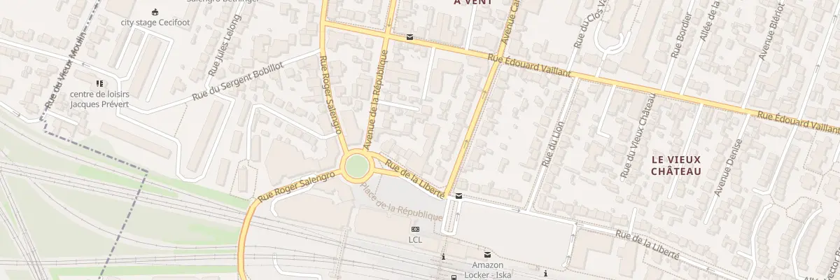 Plan du 7 Rue de la Liberté à Bondy