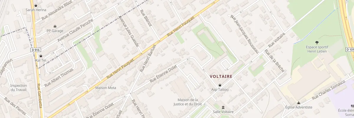 Plan du 24 Rue Etienne Dolet à Creil