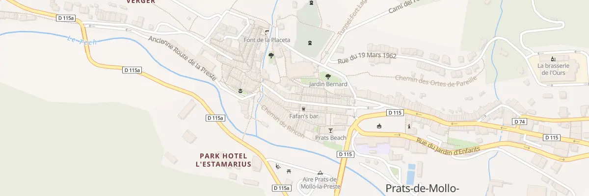 Plan du 27 Vc Carrer de la Favorite à Prats-de-Mollo-la-Preste