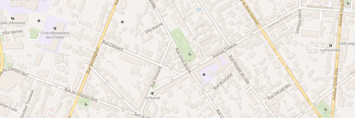 Plan du 22 Rue Louis Braille à Saint-Maur-des-Fossés